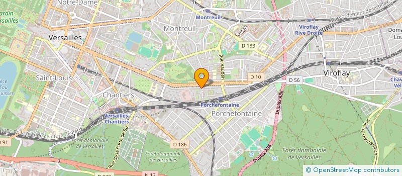 localisation de l'entreprise LE BON CABINET à VERSAILLES