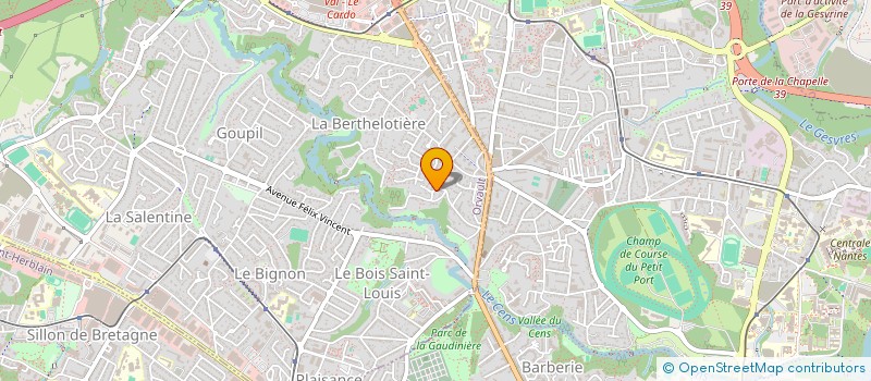 localisation de l'entreprise LE BON CENS DANS LA VALLEE à ORVAULT
