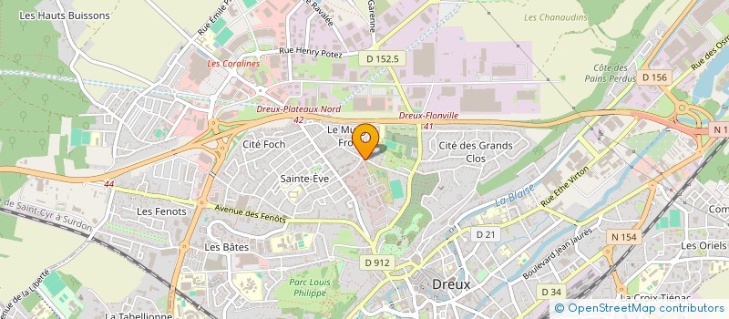 localisation de l'entreprise LE BON CHAROLAIS à DREUX