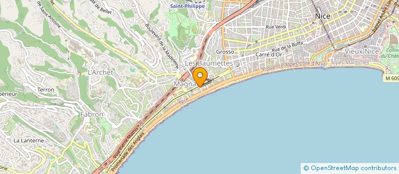 localisation de l'entreprise LE BON CHOIX à NICE