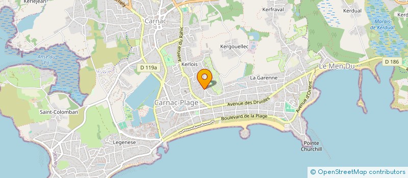 localisation de l'entreprise LE BON COIN  CARNAC