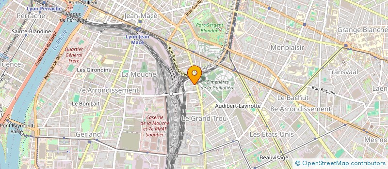 localisation de l'entreprise LE BON COIN  LYON