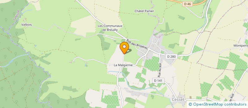 localisation de l'entreprise LE BON COIN à CESSET