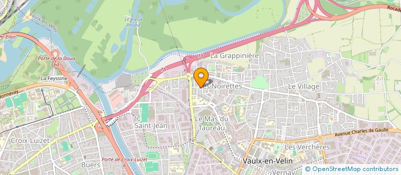 localisation de l'entreprise LE BON CONTROLE URSSAF  VAULX-EN-VELIN