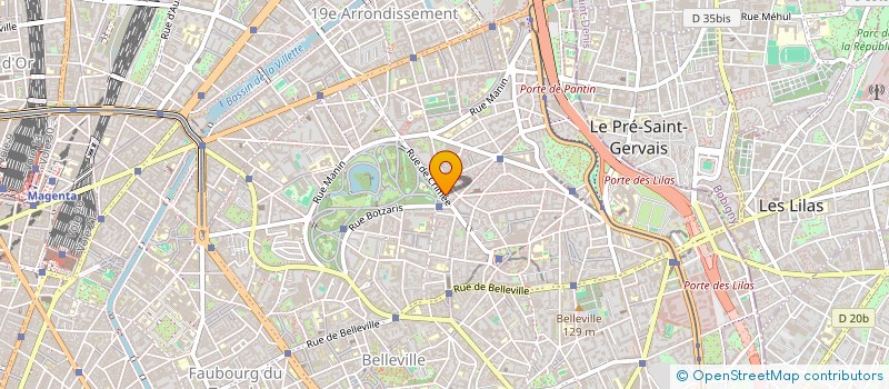 localisation de l'entreprise LE BON COUP D'OEIL  PARIS