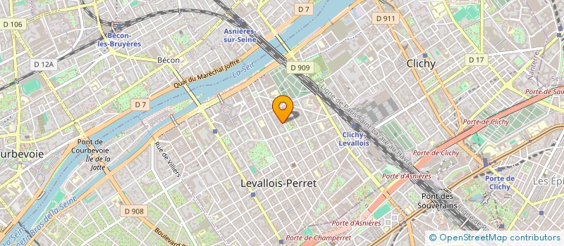 localisation de l'entreprise LE BON EMPRUNT à LEVALLOIS-PERRET