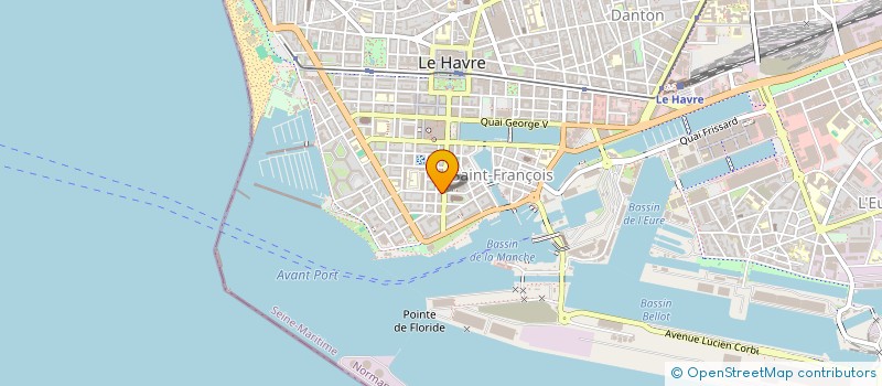 localisation de l'entreprise LE BON ENDROIT à LE HAVRE