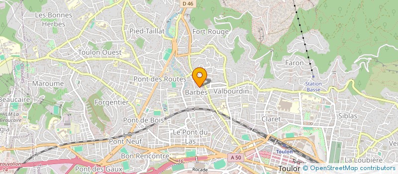 localisation de l'entreprise LE BON FILON IMMOBILIER  TOULON