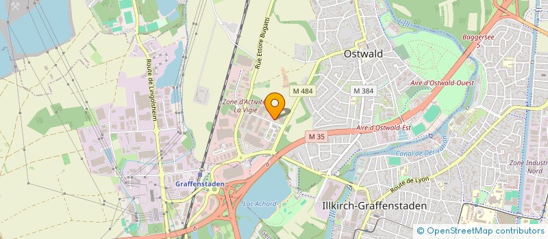 localisation de l'entreprise LE BON FOURNIL  OSTWALD