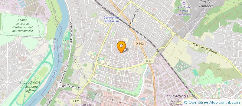 localisation de l'entreprise LE BON GOURMET à CORMEILLES-EN-PARISIS