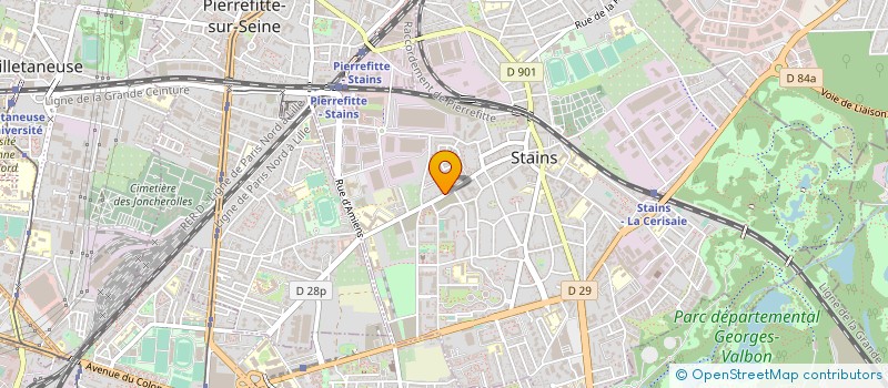 localisation de l'entreprise LE BON GOUT  STAINS