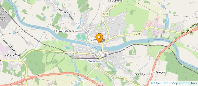 localisation de l'entreprise LE BON GRAIN DE L'IVRAIE  PRESSIGNAC