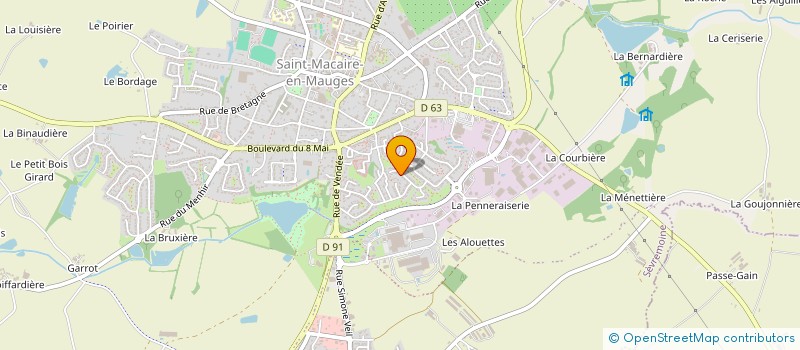 localisation de l'entreprise LE BON HORIZON à SEVREMOINE