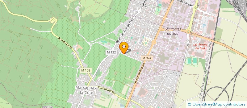 localisation de l'entreprise LE BON JOUR à MARSANNAY-LA-COTE