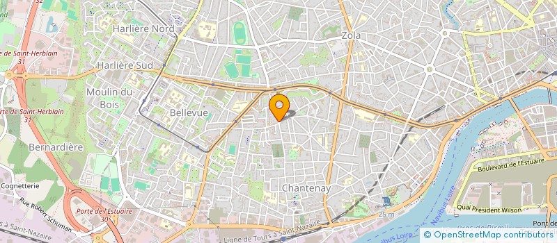localisation de l'entreprise LE BON LABOUREUR à NANTES