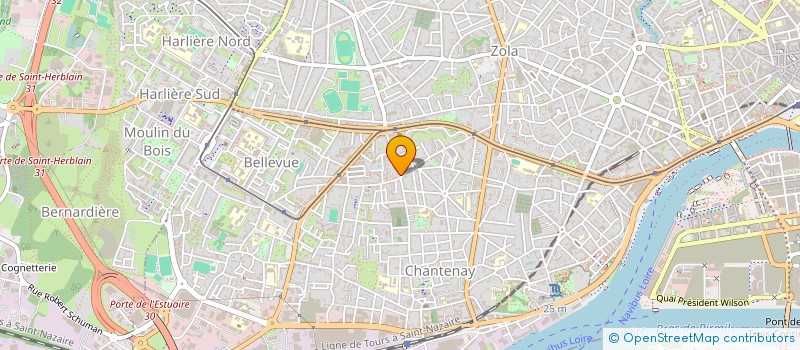 localisation de l'entreprise LE BON LABOUREUR à NANTES