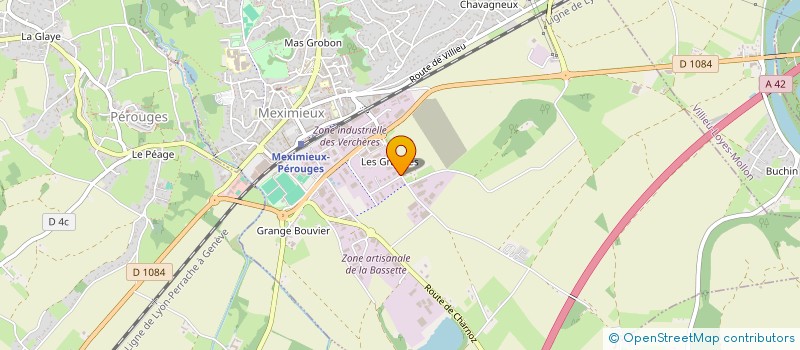 localisation de l'entreprise LE BON LAIT à MEXIMIEUX