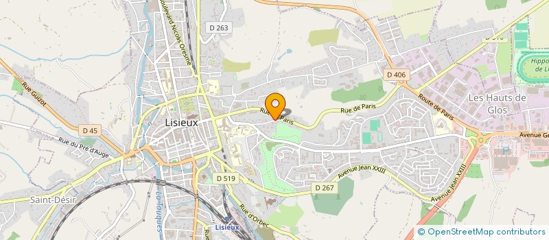 localisation de l'entreprise LE BON LARRON LISIEUX à LISIEUX