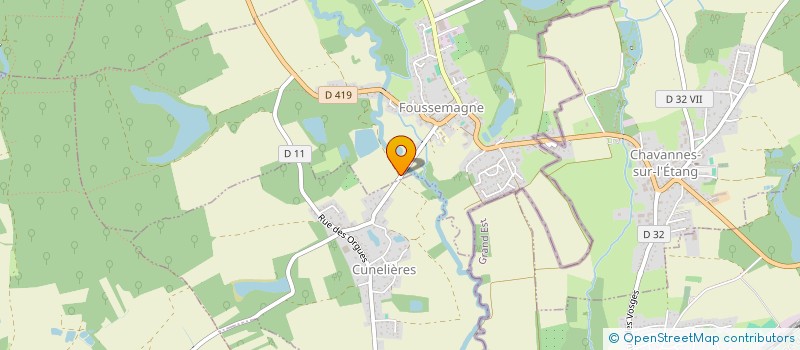 localisation de l'entreprise LE BON OEUF EST DANS LE PRE  VAUTHIERMONT