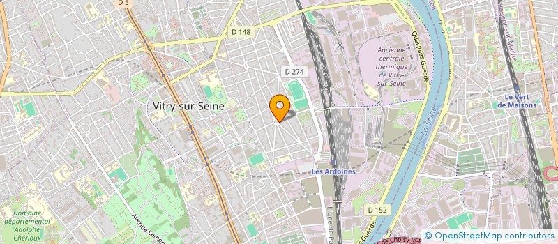 localisation de l'entreprise LE BON PAIN à VITRY-SUR-SEINE