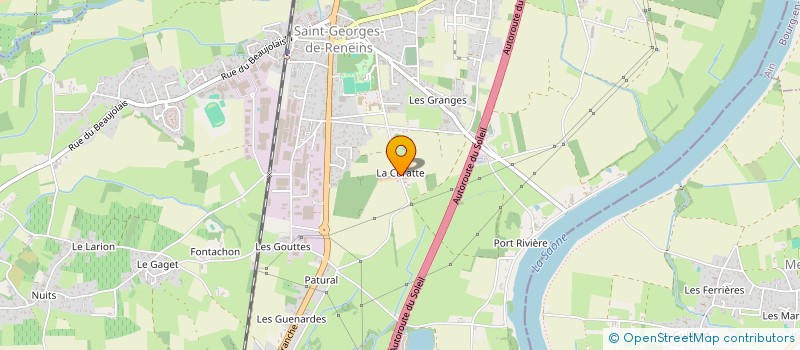 localisation de l'entreprise LE BON PAIN PAYSAN à SAINT-GEORGES-DE-RENEINS