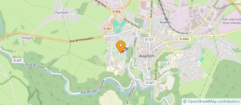 localisation de l'entreprise LE BON PANIER AVALLON à AVALLON