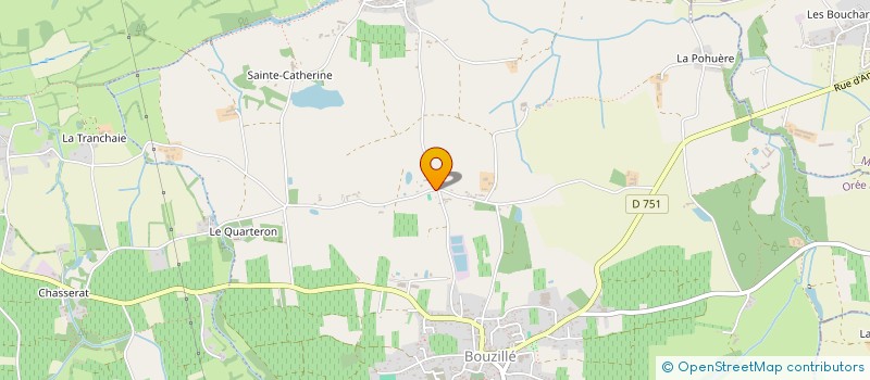 localisation de l'entreprise LE BON PAS  OREE-D'ANJOU