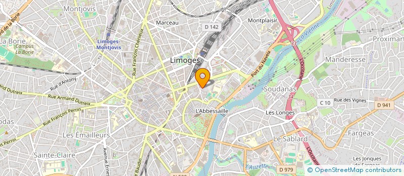 localisation de l'entreprise LE BON PASTEUR à LIMOGES