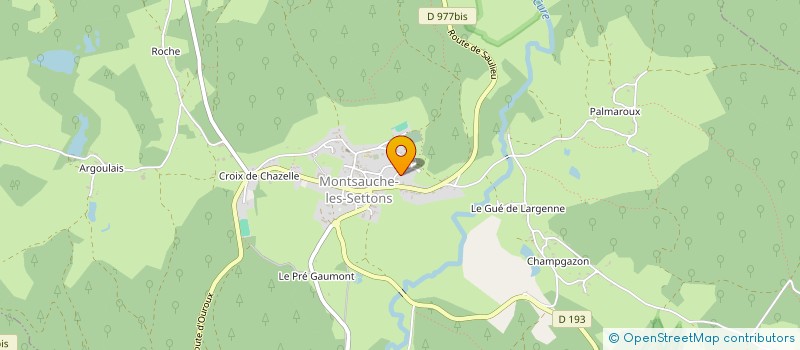 localisation de l'entreprise LE BON PETIT COCHON à MONTSAUCHE-LES-SETTONS
