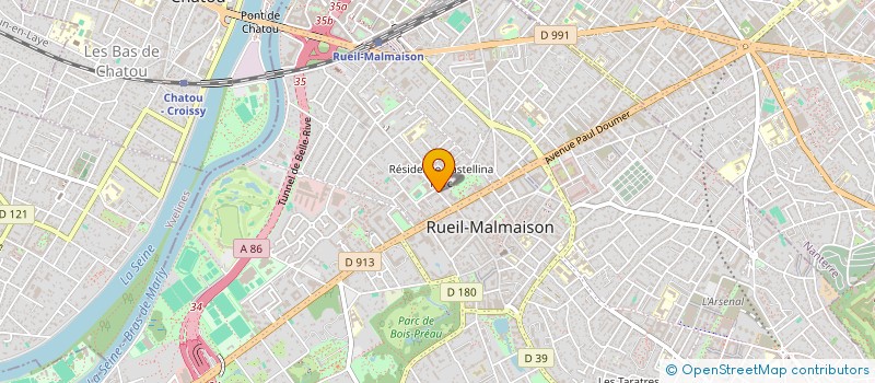 localisation de l'entreprise LE BON PIRATE à RUEIL-MALMAISON