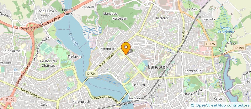 localisation de l'entreprise LE BON PLAN  LANESTER