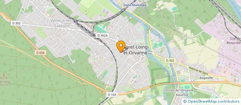 localisation de l'entreprise LE BON R  MORET-LOING-ET-ORVANNE