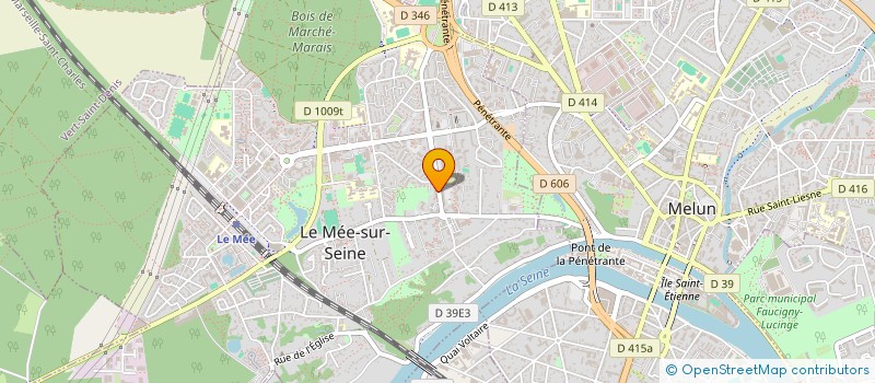 localisation de l'entreprise LE BON SAINT HONORE  LE MEE-SUR-SEINE