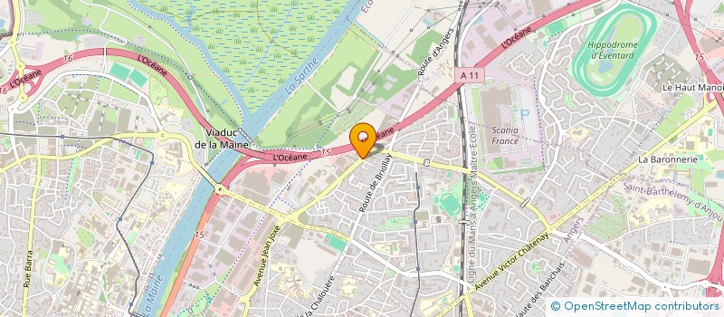 localisation de l'entreprise LE BON SAMARITAIN à ANGERS