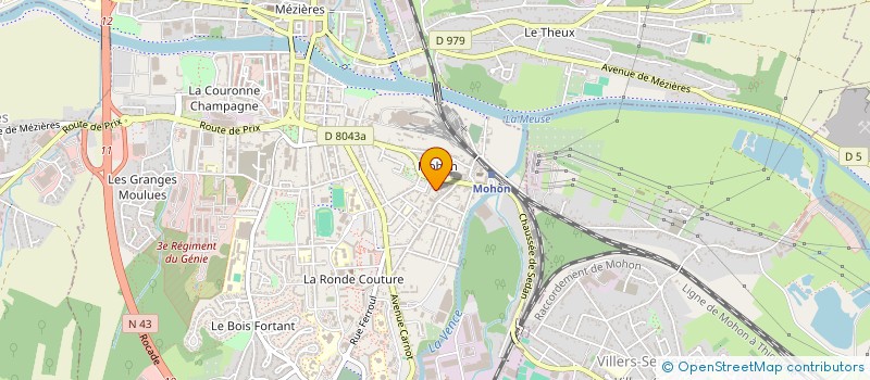 localisation de l'entreprise LE BON SAMARITAIN  CHARLEVILLE-MEZIERES