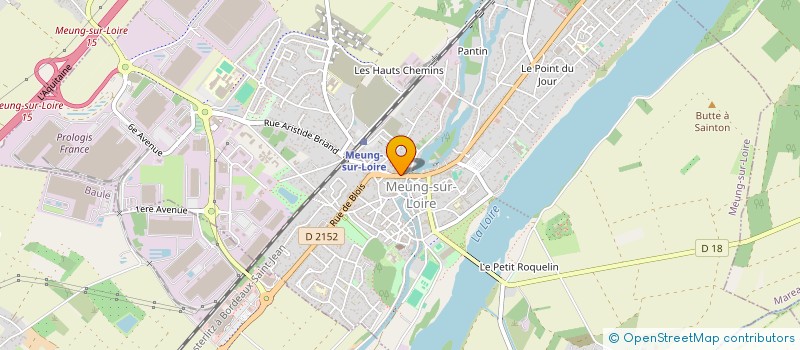 localisation de l'entreprise LE BON SENS EN ACTION à MEUNG-SUR-LOIRE