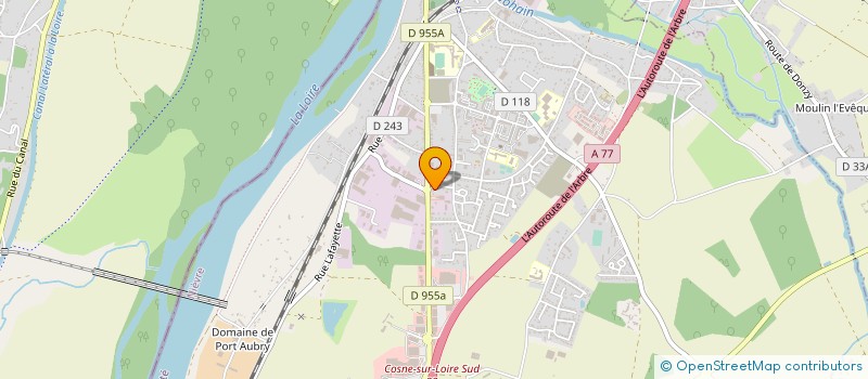 localisation de l'entreprise LE BON SERVICE DE COSNE  COSNE-COURS-SUR-LOIRE