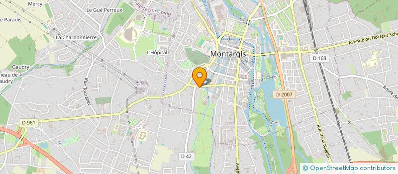 localisation de l'entreprise LE BON SPOT TRICOLORE à MONTARGIS