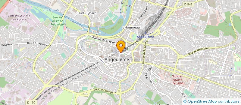 localisation de l'entreprise LE BON THE à ANGOULEME