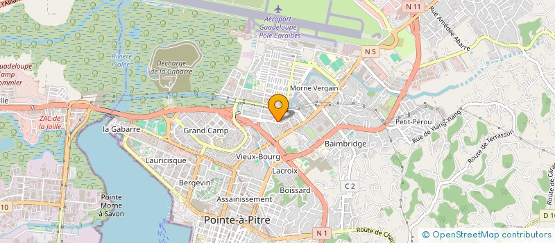 localisation de l'entreprise LE BON TRAVAIL MANUEL à LES ABYMES