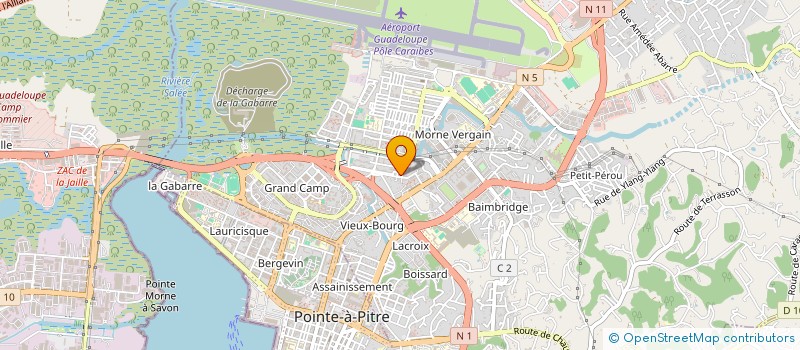 localisation de l'entreprise LE BON TUYAU MUSIC à LES ABYMES