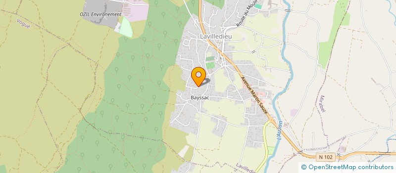 localisation de l'entreprise LE BON UTILITAIRE à LAVILLEDIEU