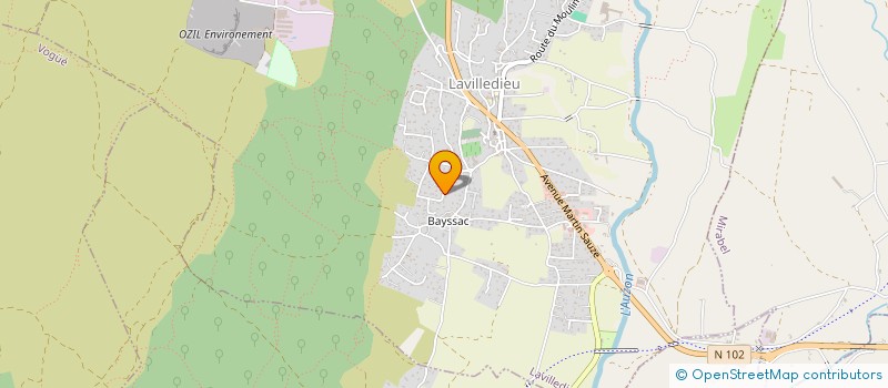 localisation de l'entreprise LE BON UTILITAIRE  LAVILLEDIEU