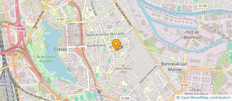 localisation de l'entreprise LE BON VTC  CRETEIL