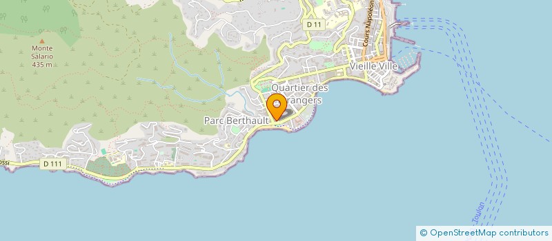 localisation de l'entreprise LE BONAPARTE à AJACCIO