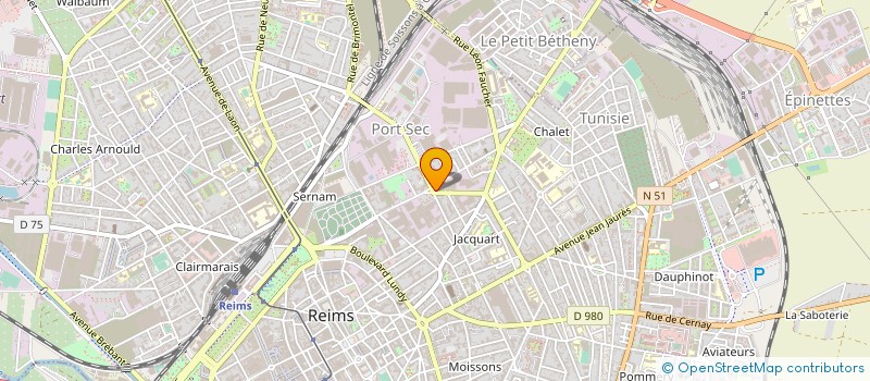 localisation de l'entreprise LE BONAPARTE  REIMS