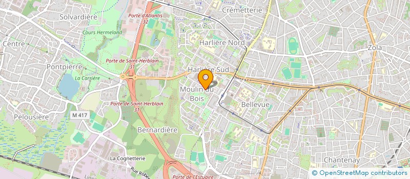 localisation de l'entreprise LE BONAPARTE  SAINT-HERBLAIN