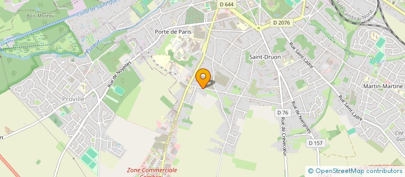 localisation de l'entreprise LE BONAVIS à CAMBRAI