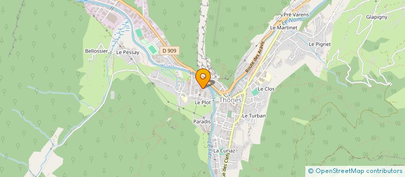 localisation de l'entreprise LE BONFREMAN à THONES