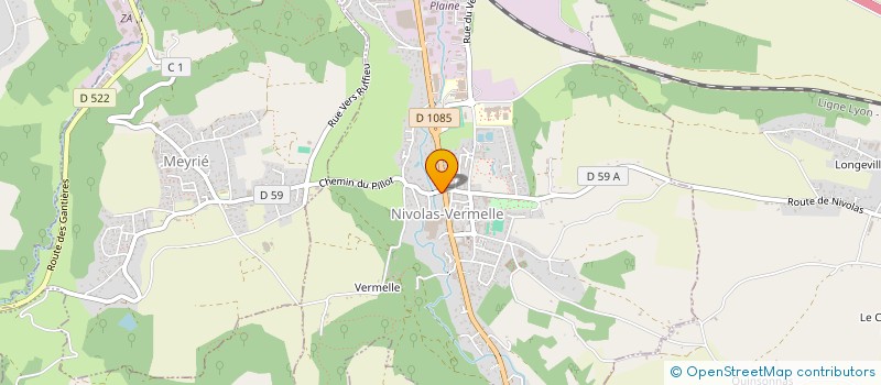 localisation de l'entreprise LE BONHEUR  NIVOLAS-VERMELLE